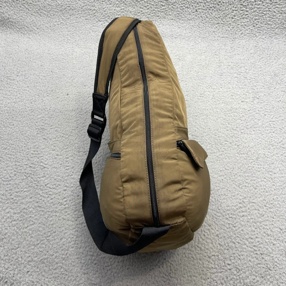 L.L. Bean 0GA32 Crossbody Brown AmeriBag Healthy Back Bag Sling Travel Backpack